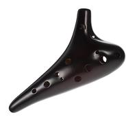 BESTonZON 1set Pottery Ocarina for Beginners Ac-tuned Soprano Wind Instrument Lightweight and Compact Music Tool for Boys and Girls and Adults Includes Starter Song Booklet