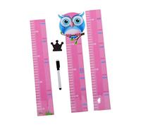 BESTonZON 1set Self-Adhesive Animal Design Height Ruler Wall Decal for Boy Girl Growth Chart Sticker for Nursery Room Decor Removable and Easy to Install for Tracking Boy Girl Growth and
