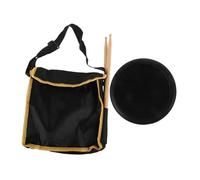 BESTonZON 1set Silent Drum Practice Pad with Drumsticks and Bag Drum Pad for Quiet Practice and Improved Technique for Beginners and Drummers The Go