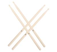 BESTonZON 2 Pairs 5a Maple Drumsticks Lightweight and Sturdy for Drums and Snare Drums, Not Easy to Crack Performance Percussion Sticks Suitable for Stage Use with Excellent Grip