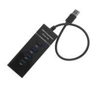 BESTonZON 2 Pcs 4 Abs 4-port Usb 2.0 Hub Power Hub Usb Splitter High Speed Transfer