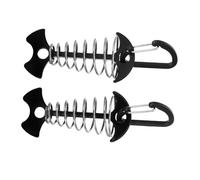 BESTonZON 2 Pcs Aluminum Alloy Tent Hanging Hooks Multi Functional Canopy Hooks for Camping Lightweight and Durable Quick Installation for Tents Pallets Outdoor Use