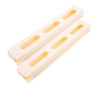 BESTonZON 2 Pcs Domino Train Accessories Kit Extension Sleeves Clips for Automatic Dominoes Toy Train Loading Stacker Rack Holder for Kids Toddlers Building Toy Set