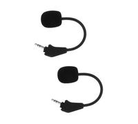BESTonZON 2 Pcs Gooseneck Microphone Live Streaming Speaker Corded Headphones Noise Reduction Microphone Wired Headphones Wired Earphones Headset Microphone Embedded Gooseneck Wheat Metal