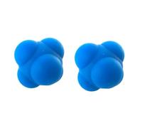 BESTonZON 2 pcs Hexagonal Reaction Training Ball Agility Testing Silicone Sphere for Hand Eye Coordination Reflex Training and Speed Improvement for Athletes and Rehabilitation