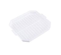 BESTonZON 2 Pcs Microwave bacon cooker sausage grill rack kitchen cooking tools accessories (white)