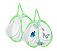 BESTonZON 2 Pcs Outdoor Bucket Butterflies Hatching Kit Caterpillars to Butterflies Kit Monarch Butterfly Habitat Bugs Habitat Mesh Butterfly House Insect Cage Jumping Spider Enclosure Net