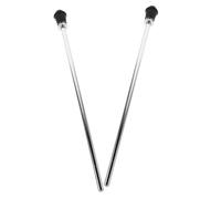 BESTonZON 2 Pcs Professional Metal Bass Drum Legs Spurs 39cm Floor Drum Leg Bracket Mount Adjustable Percussion Accessory