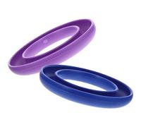 BESTonZON 2 Pcs Silicone Sewing Bobbins Case Lightweight Easy to Carry Bobbins Storage Box for Sewing Machine and Embroidery Machine Blue Holder