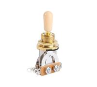BESTonZON 2 Pcs Sound Pickup for -type Guitar Electric Guitar Selector 3 Way Short-frame Toggle Switch 3- Gear Button 3- Level Sound Pick- up Guitarlele 3-gear Button Sound Pickup On- off