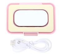 BESTonZON 2 Pcs Wipe Warmer Car Batteries Battery Portable Newborn Wipes Newborn Diaper Wet Wipes Portable Wipes Dispenser Car Holder Diapers Wet Wipe Heater Thermal Box Mini Baby Pink Abs