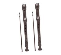 BESTonZON 2 Sets 8-hole Student Flute Beginner Clarinet for Kids Practice Instrument Cleaning Rod Portable Wind Instrument for School Band Kids Flute Musical Education