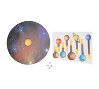BESTonZON 2 Sets DIY Solar System Model Kit Handmade Materials for Planet Crafts Safe and Odorless Bright Colors for Parent Interaction
