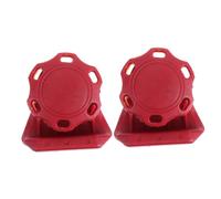BESTonZON 2 Sets Durable Nylon Football Helmet Visor Clips Secure Visor Fasteners with Screws and Nuts for American Football Helmets Enhances Vision Clarity and Stability Field