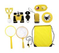 BESTonZON 2 Sets Insect Observation Magnifying Mirror Outdoor Telescope Magnifier B Magnifying Glasses for Viewer Science Plaything Yellow Plastic
