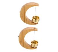 BESTonZON 2 Sets Magnetic Wind Chime Elegant Door Decoration Beautiful Craftsmanship for Home Adornment Durable Design for Use