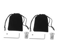 BESTonZON 2 Sets Tuning Fork Holder Smooth Feet Parts for Meditation Including Tuning Fork Feet for Healing