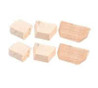 BESTonZON 2 Sets Wooden Fiddlestick Plugs Bow Replacement Wedges for Violin and Cello, Khaki Colour, Provides Loud and Tone, for Advanced Players