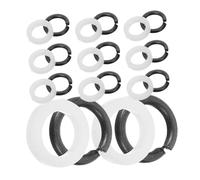 BESTonZON 20 Pairs Guitar Tuner Washer and Gasket Set High Hardness Metal and Plastic Materials, Φ4.2 Size, Sturdy Tuning Peg Spacers to Improve Playability for Electric Guitar Accessories