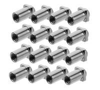 BESTonZON 20 Pcs Drum Snare Nuts 0.6x1.5cm Swivel Tom Lug Drum Cymbal Stand Accessories Replacement Parts for Percussion Instruments