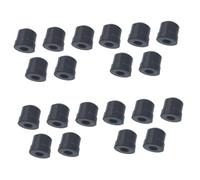 BESTonZON 20 Pcs Trombone Upholstered Trumpet Tips Trombone End Caps Trombone Supplies Trumpet End Covers Trombone Bumpers Trumpet Supplies Trombone End Covers Trombone Covers Rubber