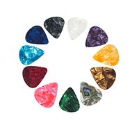 BESTonZON 20-piece Assorted Heart Shape Guitar Picks Set 0.46/0.71/0.96mm Colorful Plectrums for Guitar Ukulele Bass and Mandolin