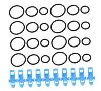 BESTonZON 20 Sets Small Rod Hook Keepers with Sponge Pad Plastic Fishing Hook Holders for Secure Bait Fixing Solid Fishing Tools for Sea and Freshwater Anglers Use Lure Accessories