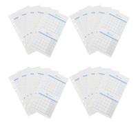 BESTonZON 20 Sheets A6 Budget Planner Refills with Blank Full Year Monthly Calendar, Dual-sided Foldable Schedule Inserts for 6-ring Binder, Personal Organization and Productivity Planner