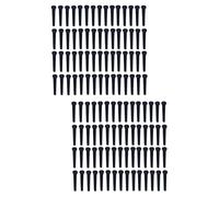BESTonZON 200 Pcs Pickup Rings Red Ukulele Tuning Pegs Baby Belly Button Band Bridge Guitar Accessories Guitar Tuner Cymbal Stand Mini Ukulele Accessories Bathroom Trash Can Pin Bass