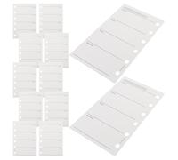 BESTonZON 200Pcs A7 Personal Planner Refills 6-Hole Punched Double-Sided Weekly Schedule Sheets 120Gsm Loose Leaf Inserts for 6-Ring Binder Organizers Office Planning Pads