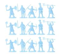 BESTonZON 200Pcs Miniature Medieval Soldiers Figures Table People Model for Indoor Outdoor Decor Educational Use and Realistic Scene Filling