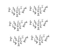 BESTonZON 200Pcs Plastic Soldier Model Military Action Figures for Boys Pretend Play Realistic Static Men Figures in Various Poses for Imaginative Role Playing and Interactive Random Color