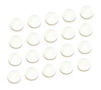 BESTonZON 20pcs Guitar Inlay Dots for Fretboard White for Guitar Ukuleles Mandolin Fingerboard Markers
