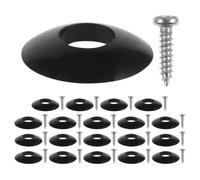 BESTonZON 20pcs Guitar Tuning Peg Bushings with Screws Plastic Guitar Washer Set Universal Compatibility Essential Instrument Accessory