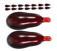 BESTonZON 20pcs Halloween Blood Capsules for Cosplay and Party Safe Realistic Fake Blood Pills for Horror Makeup Themed Events Film Productions Convenient Portable Scary Accessory
