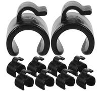 BESTonZON 20pcs Mic Stand Cable Clips Plastic Cable Holder for Mic Stand with 25mm Wire Diameter Easy to Install and Dismantle for Live Streaming and Recording
