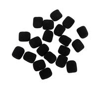 BESTonZON 20pcs Microphone Cotton Microphone Windscreen Small Mic Cover Sanitary Microphone Cover Mic Protectors Mini Mic Foam Cover Studio Mic Mics Lapel Mic Protective Cover Sponge Crease