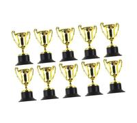 BESTonZON 20Pcs Mini Plastic Trophies Gold Award Cups for School Rewards Classroom Prizes Party Favors Early Learning Motivational Gifts for Boys