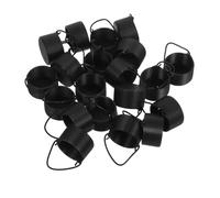 BESTonZON 20pcs Miniature Plastic Cauldrons with Handle for Halloween Candy Buckets Vintage Style Small Bonfire Decorations Dollhouse Fairy Garden Accessories for Party Favors and Holiday
