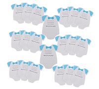 BESTonZON 20pcs Month Stickers Kids Party Supplies Dad Papa New Parents Party Supplies New Mommy Cards Gender Mom Dad Child European and -end Self-Adhesive Stickers