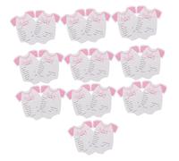 BESTonZON 20pcs Month Stickers Monthly Milestone Stickers Baby Advice Cards Baby Prediction Cards Papa Cards for Kids Mama High-end Self-Adhesive Stickers Girl Mom and Dad Pink Mother