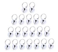 BESTonZON 20Pcs Portable Bells Decorative Kitten Bells Convenient Pet Accessory with Crisp Sound for DIY Crafts and Holiday Decoration