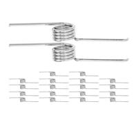 BESTonZON 20PCS Torsional Spring: Metal Adjustable Spring for Trash Can Lids Replacement Parts for Garbage Bins Rubbish Can Lid Support