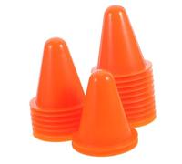 BESTonZON 20pcs Traffic Cones Roller Skating Training Markers Stackable Plastic Road Blocks for Sports Agility Practice