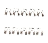 BESTonZON 20pcs Trumpet Drain Mountings Silver Snarling Trumpet Watergate Key Replacements Accessories Kit