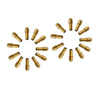 BESTonZON 22 Pcs Set Brass Collet Set 0.5-3.2mm Fit Electric Drill Chuck Rotating Tool Accessories