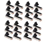 BESTonZON 24 Pcs Potentiometer with Electronic Potentiometer Straight Slide Potentiometer Sliding Potentiometer Tuning Potentiometer Linear Potentiometer Linear Slide Potentiometer Plastic