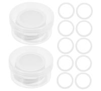 BESTonZON 240pcs Kazoo Flute Diaphragms for Musical Instruments Thin Membranes for Crisp Sound Companion for Guitar and Ukulele Easy to Store and Carry