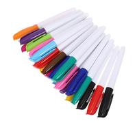 BESTonZON 24pcs Classroom Board Writing Markers Vibrant Colors Smudge Resistant Plastic Fine Point Mini Dry Erase Pens for Presentations and Lessons, Suitable for Teachers and Students