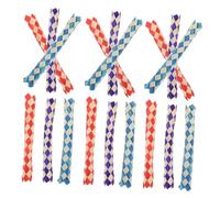 BESTonZON 24Pcs Finger Trap Bird Chew Chinese Weaving Foraging Playthings Smooth Surface Parrot Accessories Multi Use Party Favors and Bag Fillers Random Color